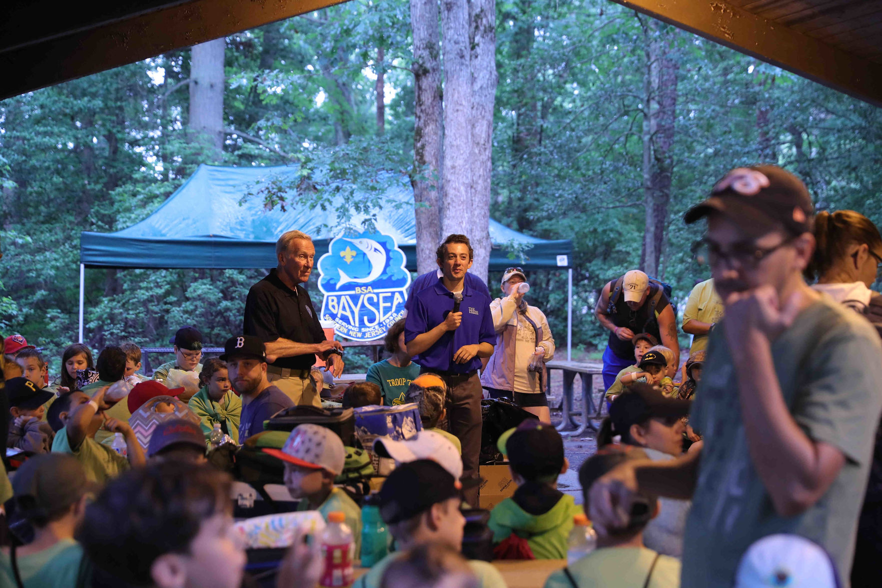 Joe Martucci conducted a safety and weather for Boy Scout troops